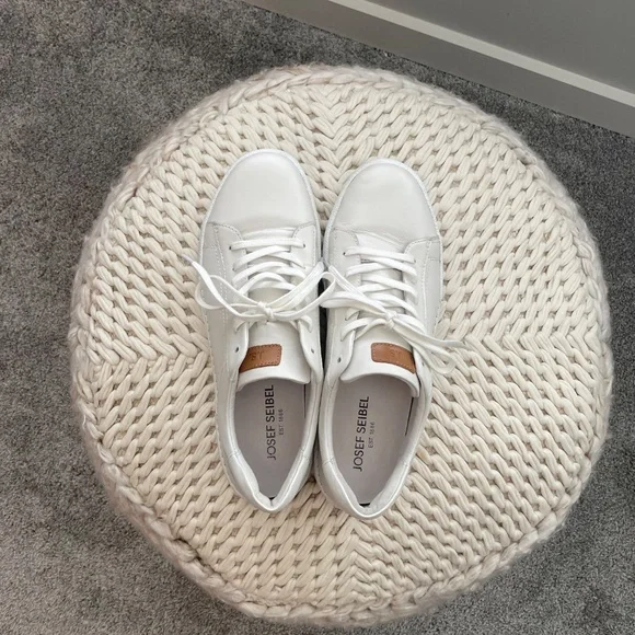 *New JOSEPH SEIBEL Claire 01 white leather sneaker sz41/10.5 - Picture 10 of 13
